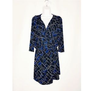 White House Black Market Surplice Wrap Dress